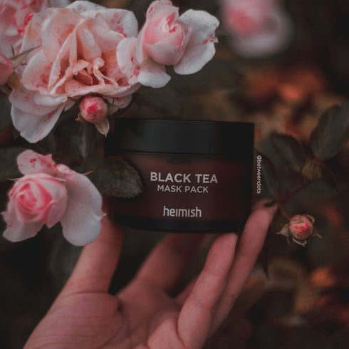 Black Tea Mask Pack - WowSkin Romania